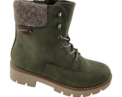 Jane Kain Supersoft Damen Botts 252 975 KHAKI Tex=Wasserabweisend