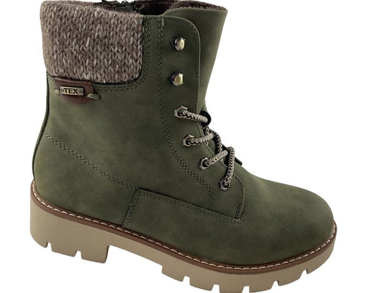 Jane Kain Supersoft Damen Botts 252 975 KHAKI Tex=Wasserabweisend