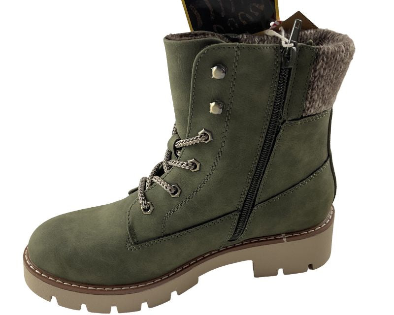 Jane Kain Supersoft Damen Botts 252 975 KHAKI Tex=Wasserabweisend