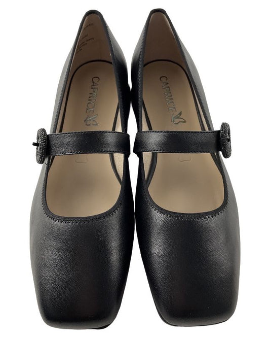 Caprice Damen Pumps 9-22100-45 022   Schwarz Nappa