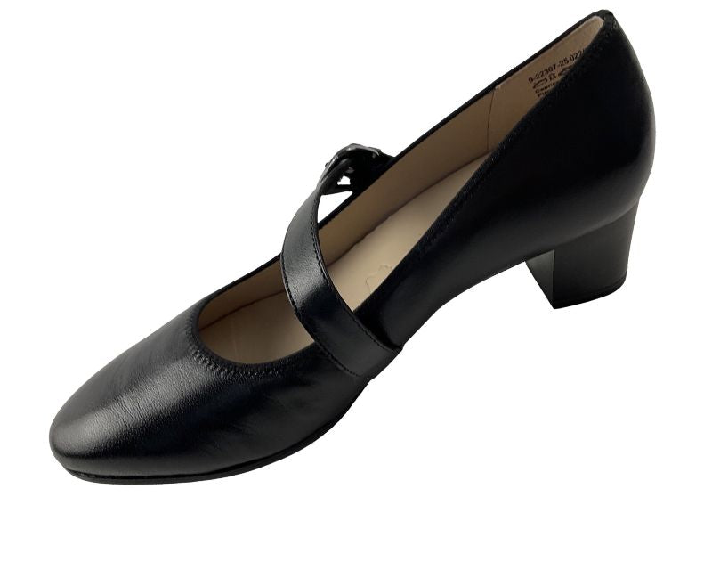 Caprice Damen Pumps 9-22307-45 022 Schwarz Nappa