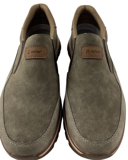 Rieker  Herren Slipper B9350-25  Extra-Weit Braun