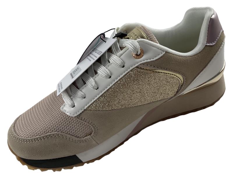 U.S. Polo Assn. Damen Sneaker FRIDAA006GLITTER-BEI Beige