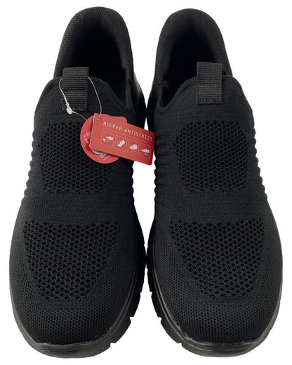 Rieker  Herren Slipper B6659-01 Schwarz  Textil, Ready2GO