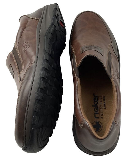 Rieker Herren Slipper Halbschuh  extra weit 03354-26 Braun