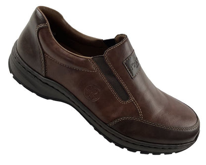 Rieker Herren Slipper Halbschuh  extra weit 03354-26 Braun