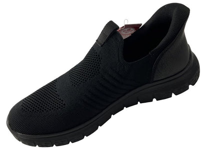 Rieker  Herren Slipper B6659-01 Schwarz  Textil, Ready2GO