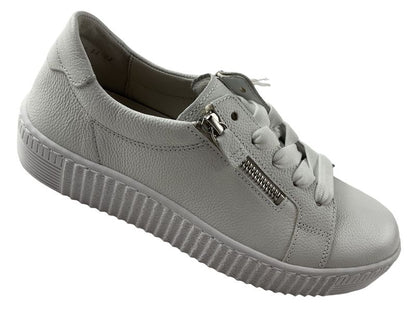 Gabor  Damen Sneaker low 83.334.21 Glattleder, weiß,BEST FITTING
