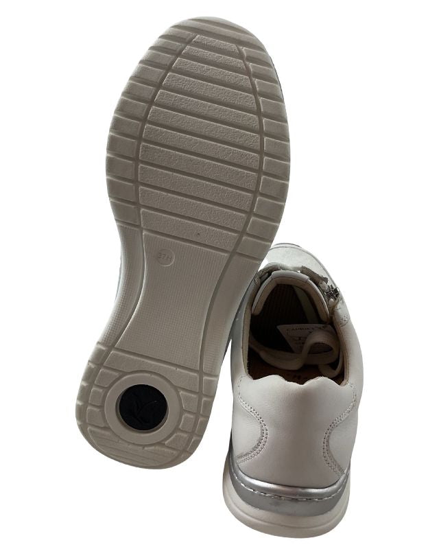 Caprice Damen Sneaker 9-23718-44 183 Weiß/Silber
