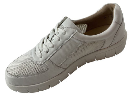 Caprice Damen Sneaker 9-23700-42 133  Weiß Nappa Co