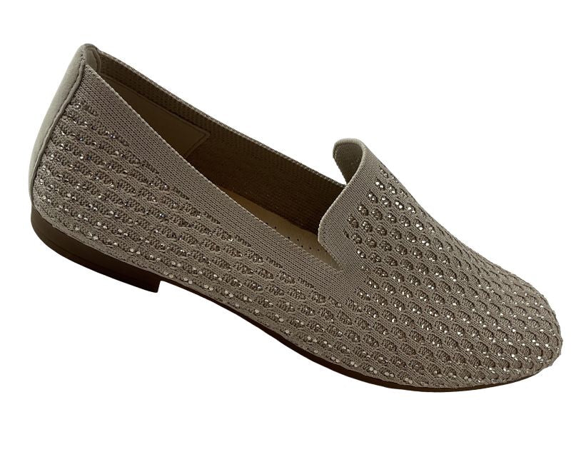 Gabor Damen Slipper 85.216.42Materialmix- Stretch(Glitter)  Beige