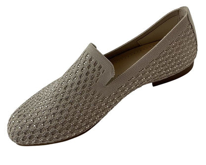 Gabor Damen Slipper 85.216.42Materialmix- Stretch(Glitter)  Beige