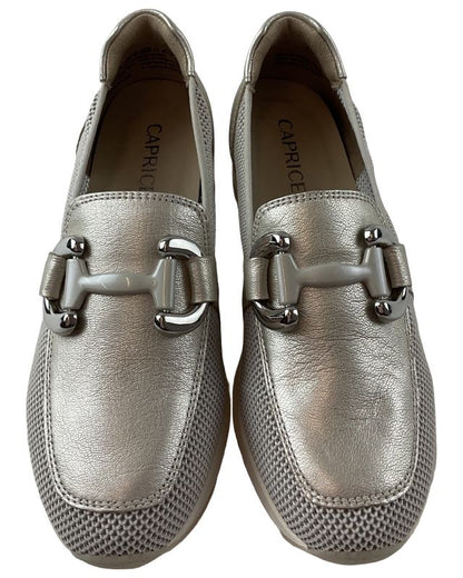 Caprice Damen Slipper 9-24536-42 960 PLATIN.MET.CO Weite-G