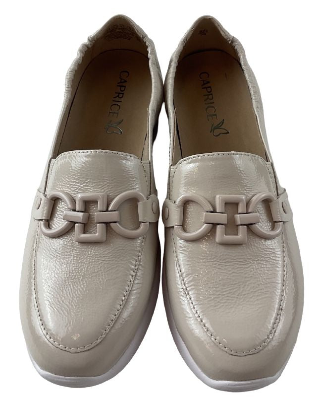 Caprice Damen Slipper 9-24708-42 141  Snow naplak  Weite-G