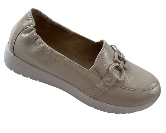 Caprice Damen Slipper 9-24708-42 141  Snow naplak  Weite-G