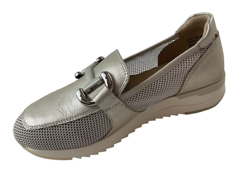 Caprice Damen Slipper 9-24536-42 960 PLATIN.MET.CO Weite-G