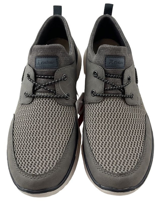 Rieker Frühlings  Herren  Slipper  B9643-42 Grau