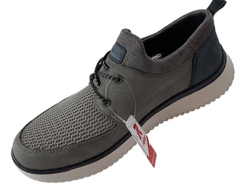 Rieker Frühlings  Herren  Slipper  B9643-42 Grau