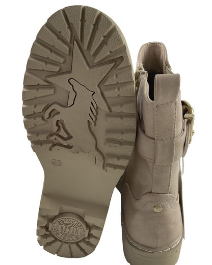 MUSTANG Mädchen Stiefelette 5059-501-4 Beige
