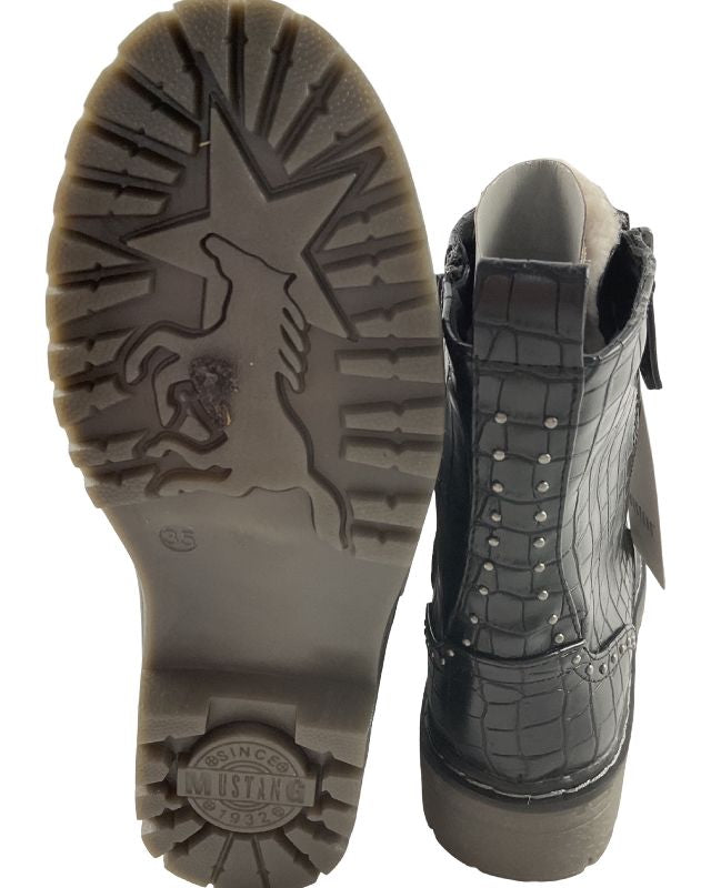 MUSTANG Mädchen Stiefelette  5059-601-9 Schwarz