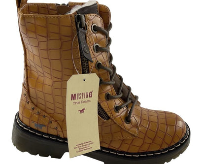 MUSTANG Mädchen Stiefelette  5059-601-6 Gelb