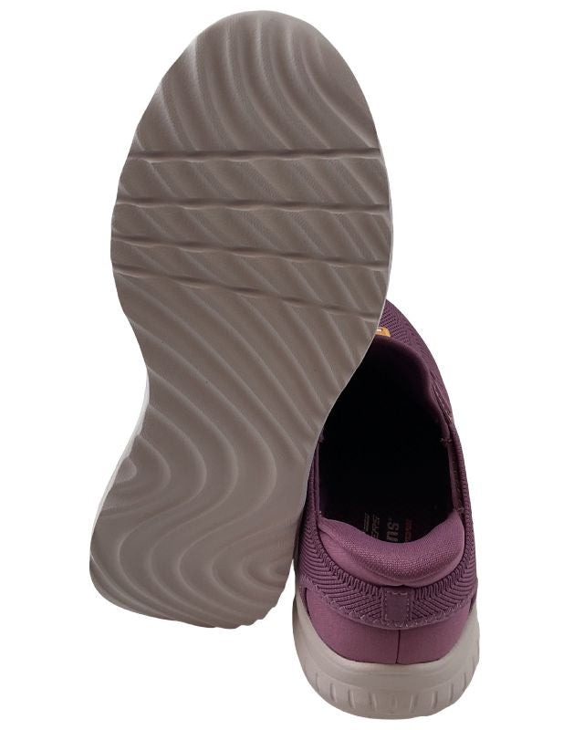 Damen Skechers Slip-ins: BOBS Sport Squad Chaos 117497/DKRS Dunkelrosa