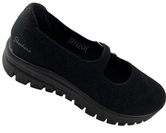 Damen Skechers Graceful-CHIC MOTION Black  100966/BBK