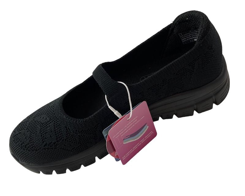 Damen Skechers Graceful-CHIC MOTION Black  100966/BBK