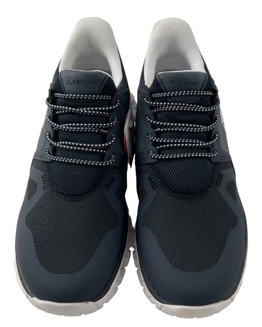 Rieker Herren Sneaker Low 04355-14 Blau, Ready2GO