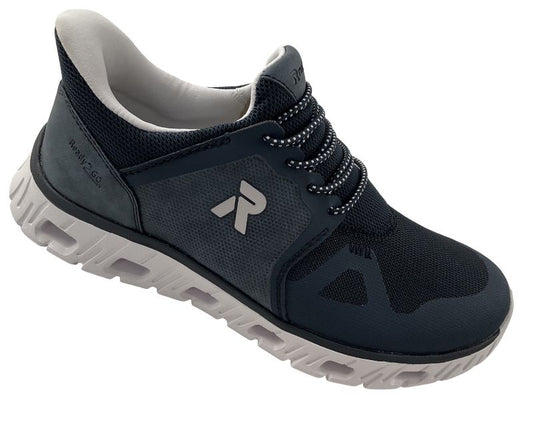 Rieker Herren Sneaker Low 04355-14 Blau, Ready2GO