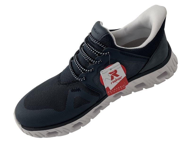 Rieker Herren Sneaker Low 04355-14 Blau, Ready2GO