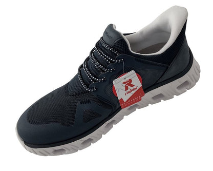 Rieker Herren Sneaker Low 04355-14 Blau, Ready2GO