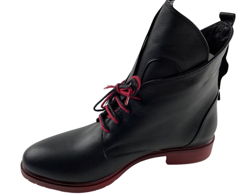 2GO  Fashion Damen Stiefeletten 8061-501-9  Schwarz/Rot
