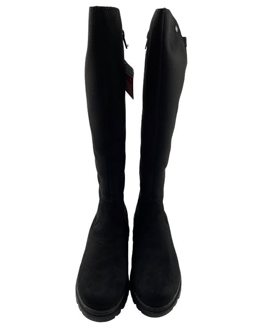 Rieker Damen Hochschaftstiefel 76890-00 Schwarz