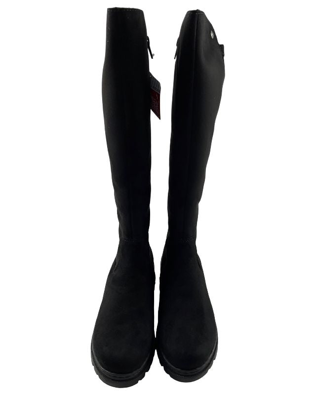 Rieker Damen Hochschaftstiefel 76890-00 Schwarz