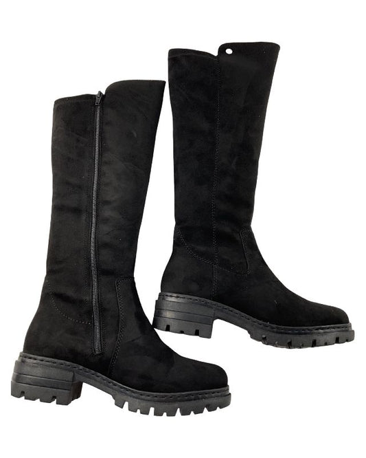 Rieker Damen Hochschaftstiefel 76890-00 Schwarz
