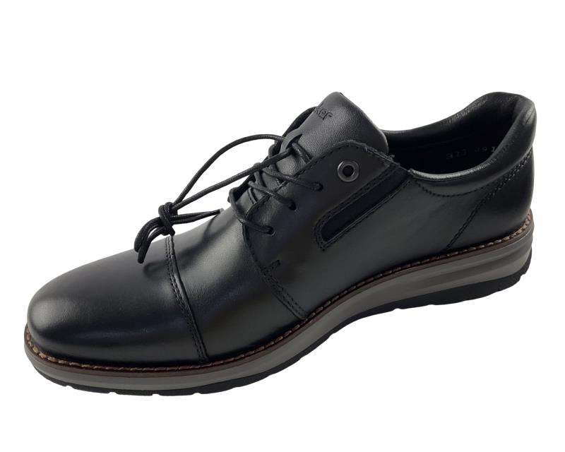 Rieker Herren Schnürschuhe  Komfortweite  14701-00 Schwarz