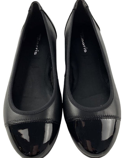 Tamaris Damen Ballerinas 1-22124-42 001 Schwarz