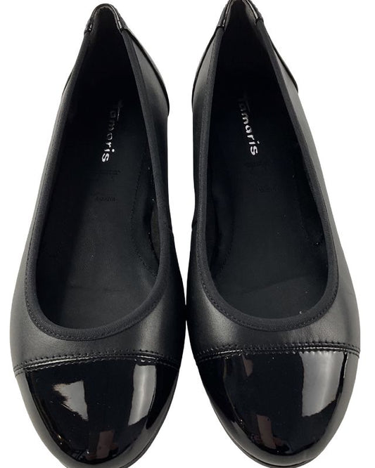 Tamaris Damen Ballerinas 1-22124-42 001 Schwarz