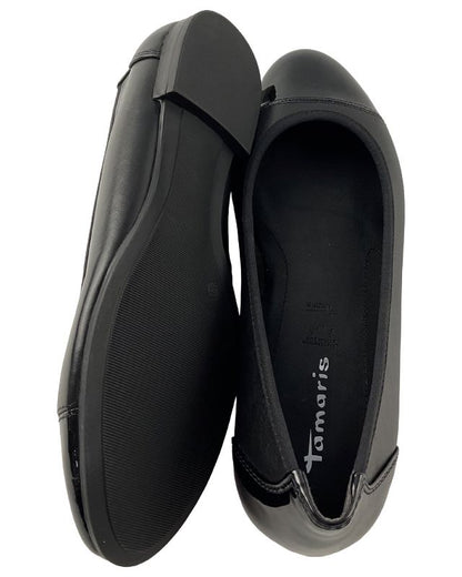 Tamaris Damen Ballerinas 1-22124-42 001 Schwarz