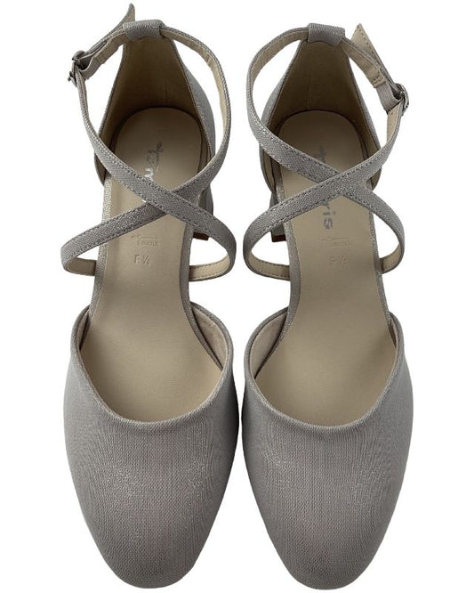 Tamaris Damen Pumps 1-22438-46 970 Platinum GLAM