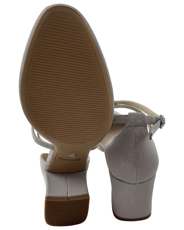 Tamaris Damen Pumps 1-22438-46 970 Platinum GLAM
