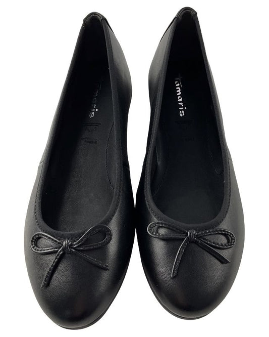 Tamaris Damen Ballerinas 1-22116-41 100  Schwarz