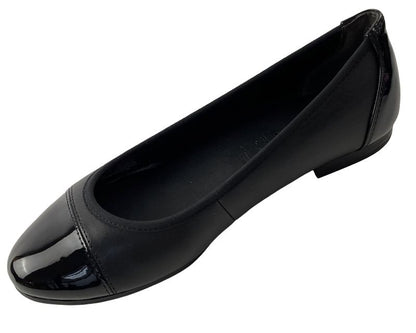 Tamaris Damen Ballerinas 1-22124-42 001 Schwarz