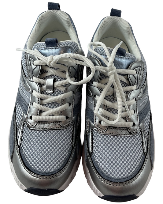 Gabor rollingsoft  Damen Sneaker low 86.986.26 Blau/Weiß