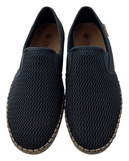 Rieker  Herren Slipper B5265-14  Textil  Blau