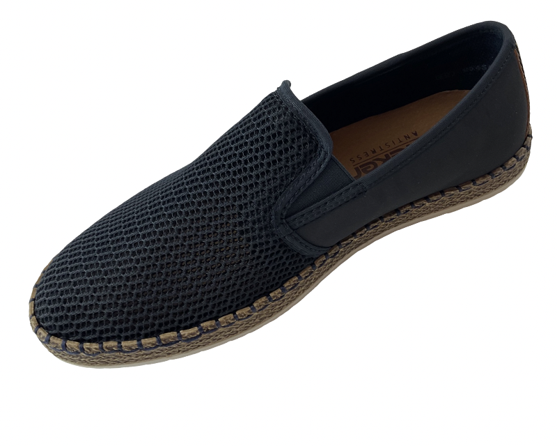 Rieker  Herren Slipper B5265-14  Textil  Blau