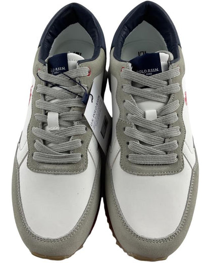 U.S. Polo Assn. Herren SneakerCLEEF006A-WHI-LG0 Weiß/Grau