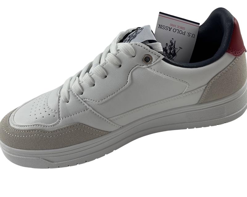 U.S. Polo Assn. Herren Sneaker KOSMO006-BWR Weiß