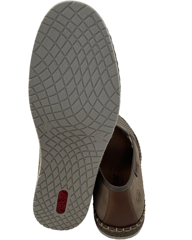 Rieker  Herren Slipper B5265-65 Textil Beige